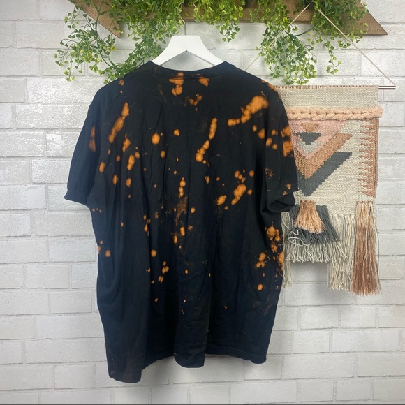 Slash Custom Distressed Bleached Graphic Band Tee - Picture 6 of 6